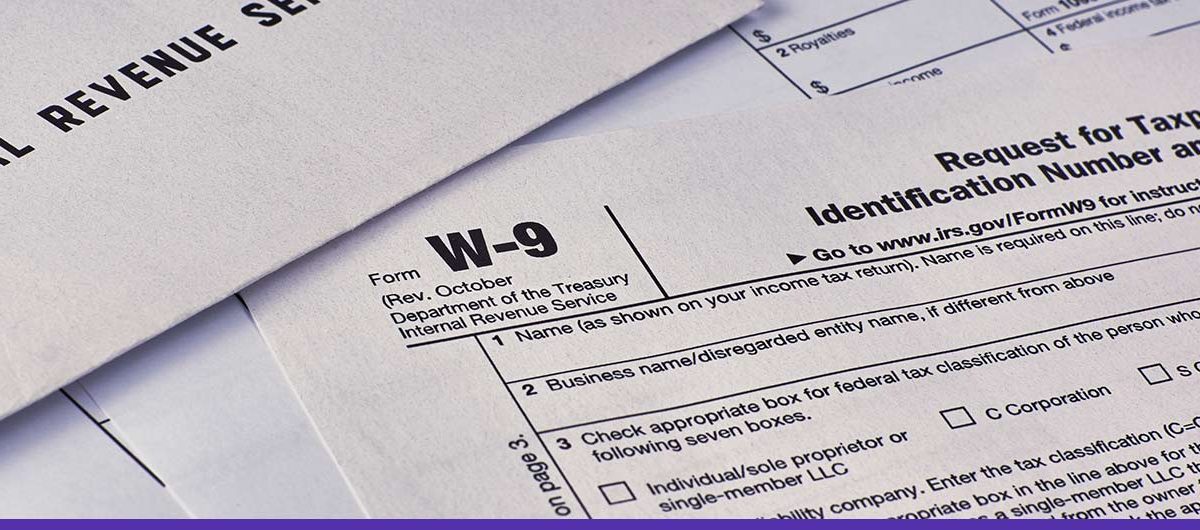 W-9 tax form