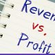 difference between revenue and profit