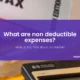 What Are Non-deductible Expenses